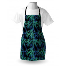 Leaves Dark Background Apron