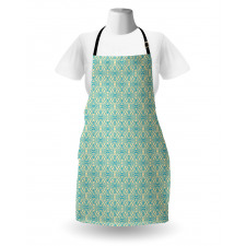 Modern Damask Image Art Apron