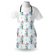 Colorful Spring Time Botany Apron