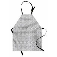 Concentric Round Squares Apron