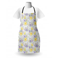 Chamomiles and Bluebells Apron