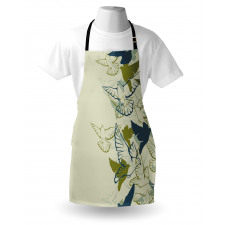 Flock of Flying Pigeons Apron