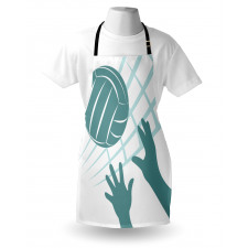 Close Up Hands and Ball Apron