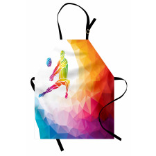 Polygonal Geometric Man Apron