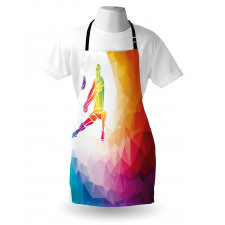 Polygonal Geometric Man Apron