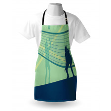 Females Competing Scene Apron