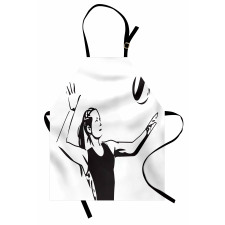 Close Up Lady Portrait Apron