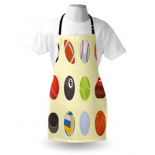 Different Sports Balls Layout Apron