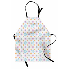 Doodle Flowers Symmetry Art Apron