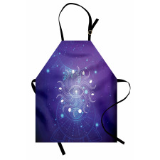 Mystic Eye and Ornaments Art Apron