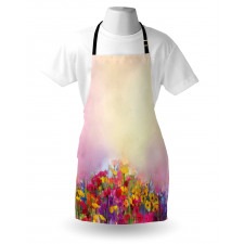 Pastel Ombre Meadow Apron