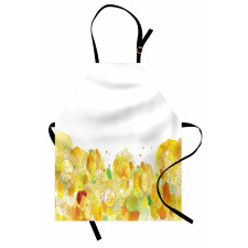 Watercolor Sunflowers Apron