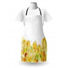 Watercolor Sunflowers Apron