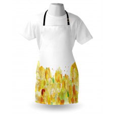 Watercolor Sunflowers Apron