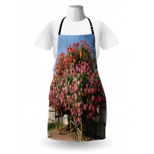 Old Wagon with Flowers Apron