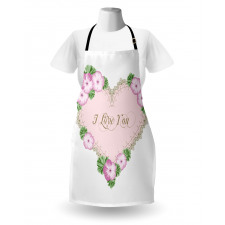 Heart Shaped Vintage Art Apron