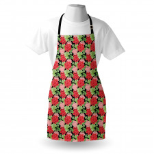 Victorian Flowers Leaves Apron