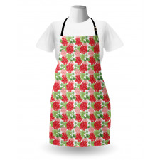 Flowers on Plain Back Apron