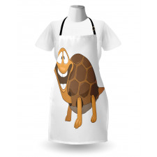 Single Happy Turtle Design Apron