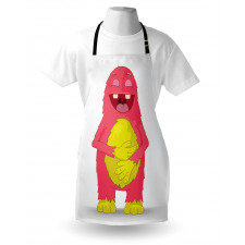 Monster Character Laughing Apron