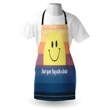 Smirking Sun and Lettering Apron