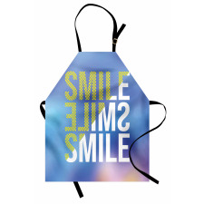 Modern Design Positive Word Apron