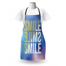 Modern Design Positive Word Apron