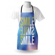 Modern Design Positive Word Apron