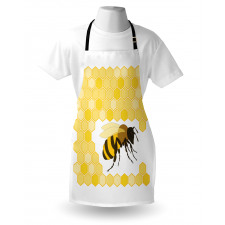 Single Bugnd Hexagons Apron