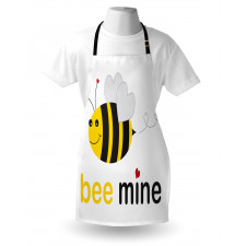 Bee Mine Romantic Cartoon Apron