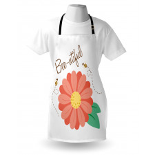 Bee-utiful Floral Scene Apron