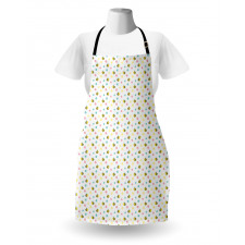 Spring Time Flowers Scene Apron