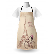 French Eiffel Tower Apron