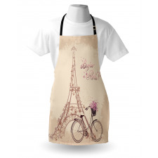 French Eiffel Tower Apron