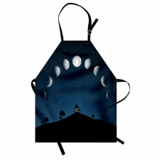 Lunar Phases and Stars Hill Apron