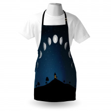 Lunar Phases and Stars Hill Apron