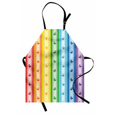 Stripe Rainbow Pattern Apron