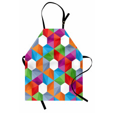 Retro Mosaic Triangle Apron