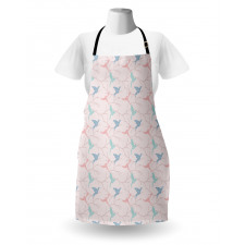 Flying Bird Branches Graphic Apron