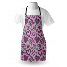 Stripe Circle Romance Motif Apron