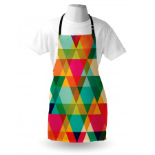 Retro Colors Graphic Art Apron