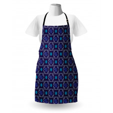 Oriental Animal Feathers Apron