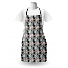 Abstract Peony Blossoms Art Apron