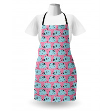 X and O Motifs Spot Apron