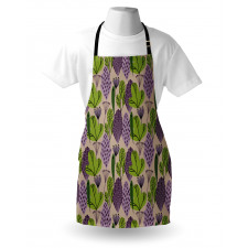 Abstract Leaves Garden Apron