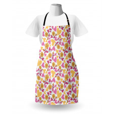 Hearts and Blooming Roses Apron