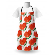 Grunge Spots Fruit Slice Apron