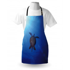 Sea Turtle in Deep Sea Apron