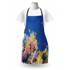 Tropical Corals Fish Apron