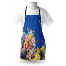 Tropical Corals Fish Apron